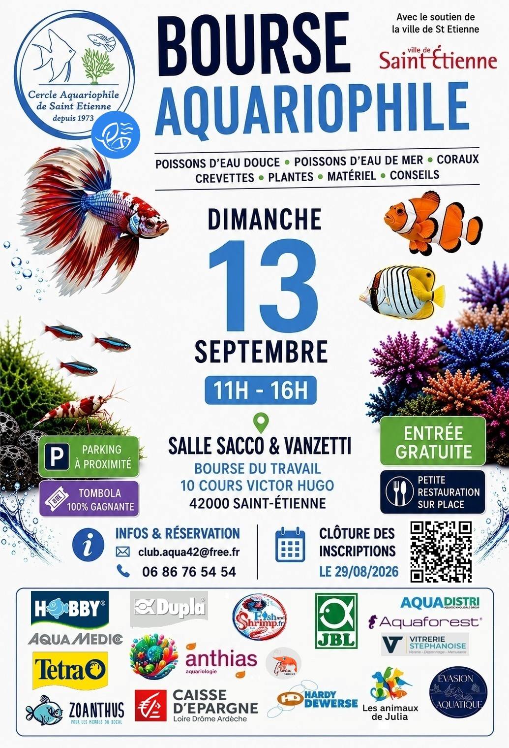 J-1 avant la bourse aquariophile de Saint-Étienne : les préparatifs